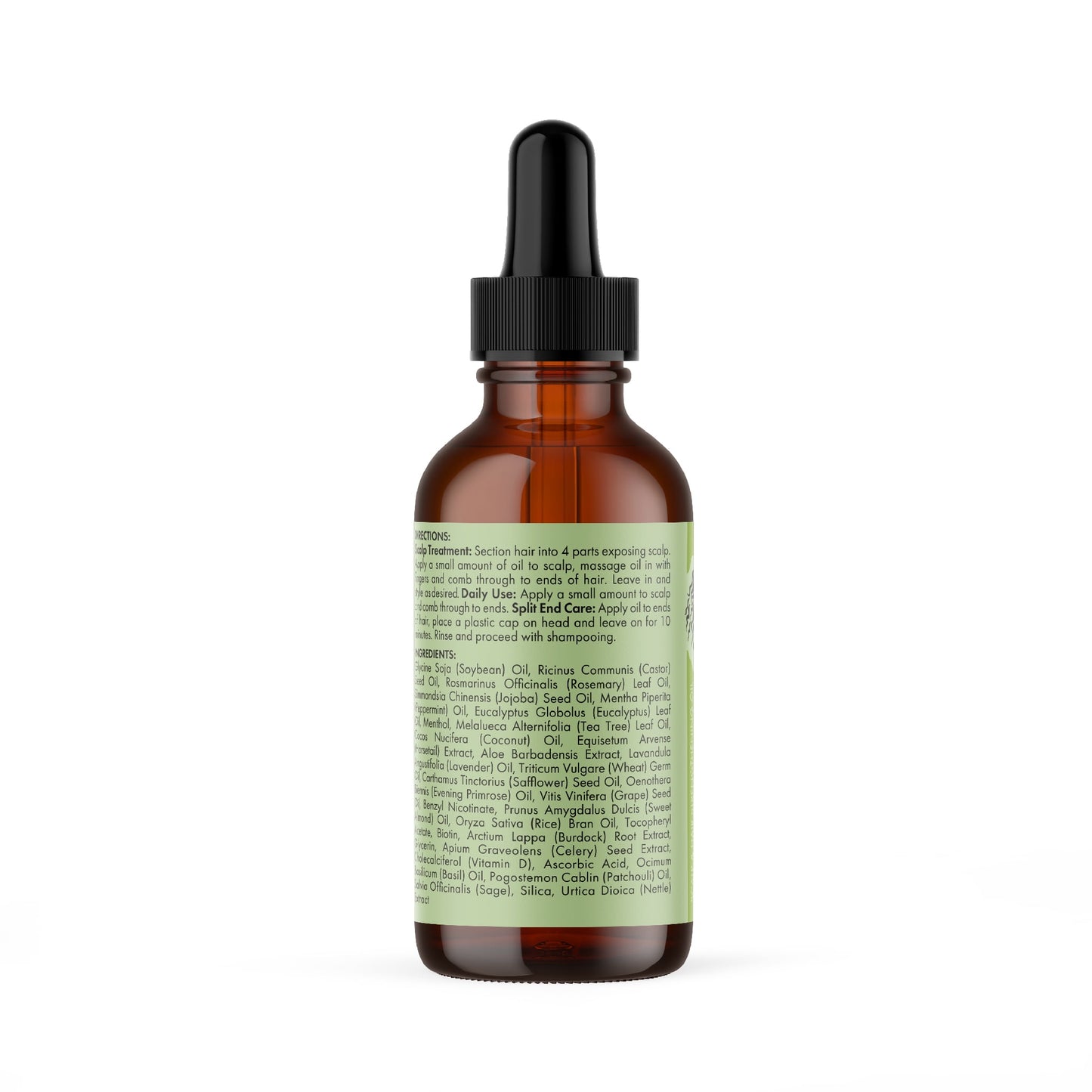Rosemary Mint Scalp & Hair Strengthening Oil 2 Oz