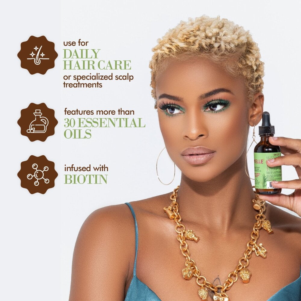 Rosemary Mint Scalp & Hair Strengthening Oil 2 Oz