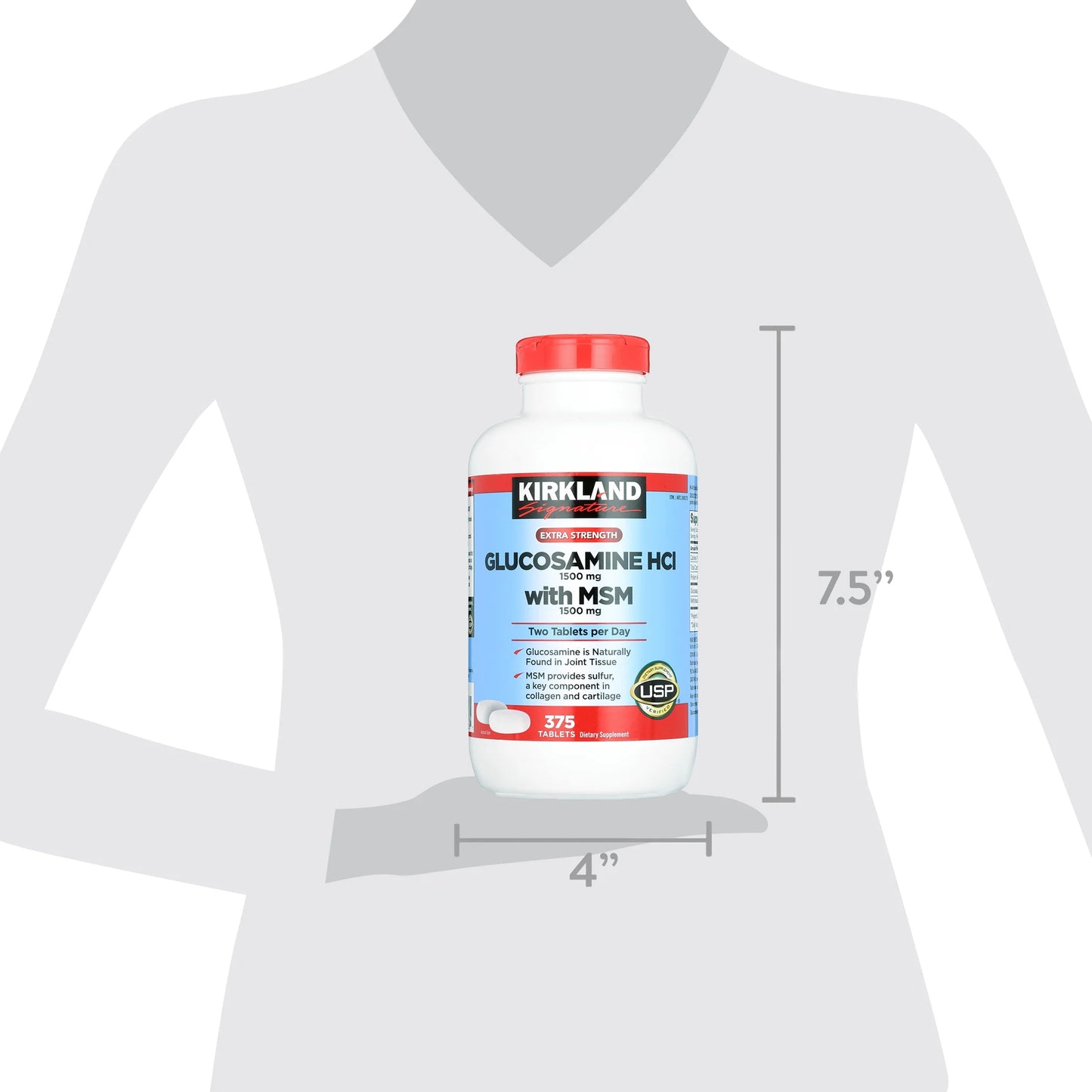 Glucosamine with MSM, 375 Tablets