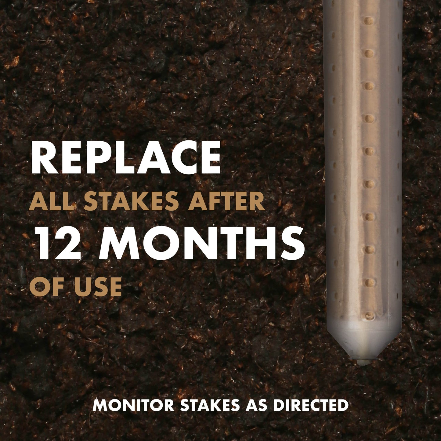 Terminate Termite Detection and Killing Stakes with Pop-Up Indicator, 15 Count