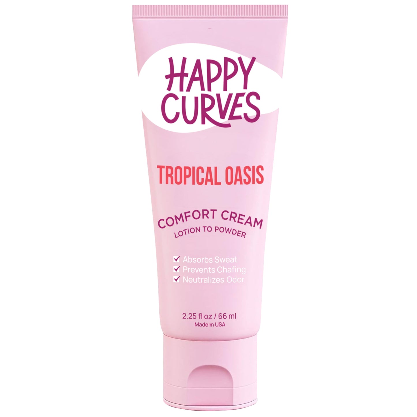 (3 Pack) Comfort Cream, Aluminum Free Whole Body Deodorant for Women, Tropical Oasis, 2.25 Oz