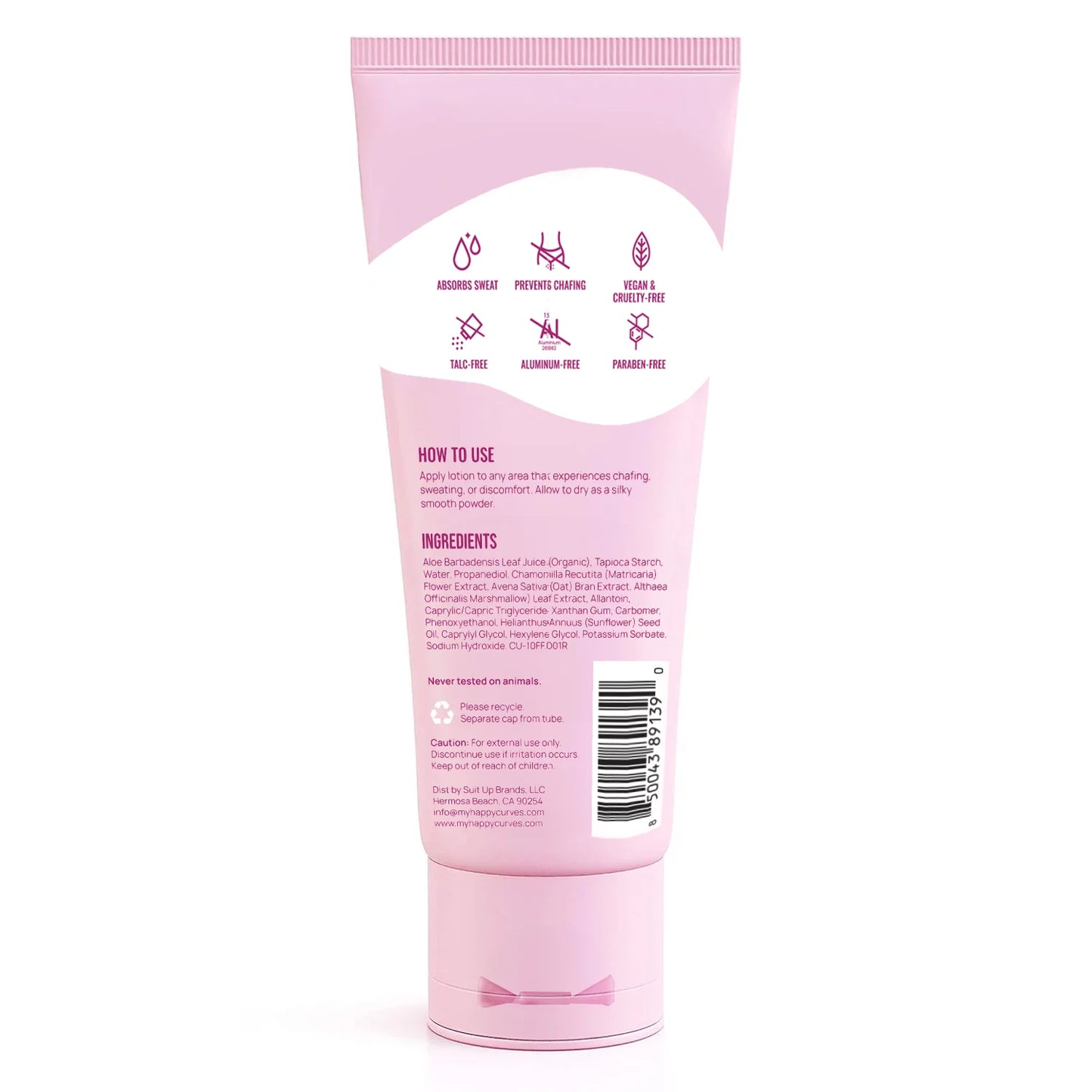 (3 Pack) Comfort Cream, Aluminum Free Whole Body Deodorant for Women, Tropical Oasis, 2.25 Oz