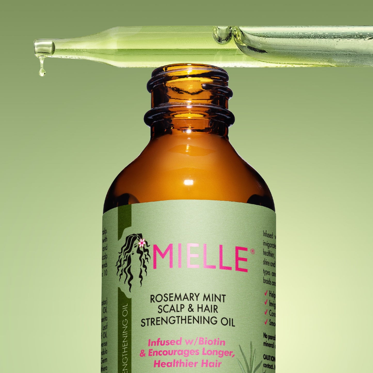 Rosemary Mint Scalp & Hair Strengthening Oil 2 Oz