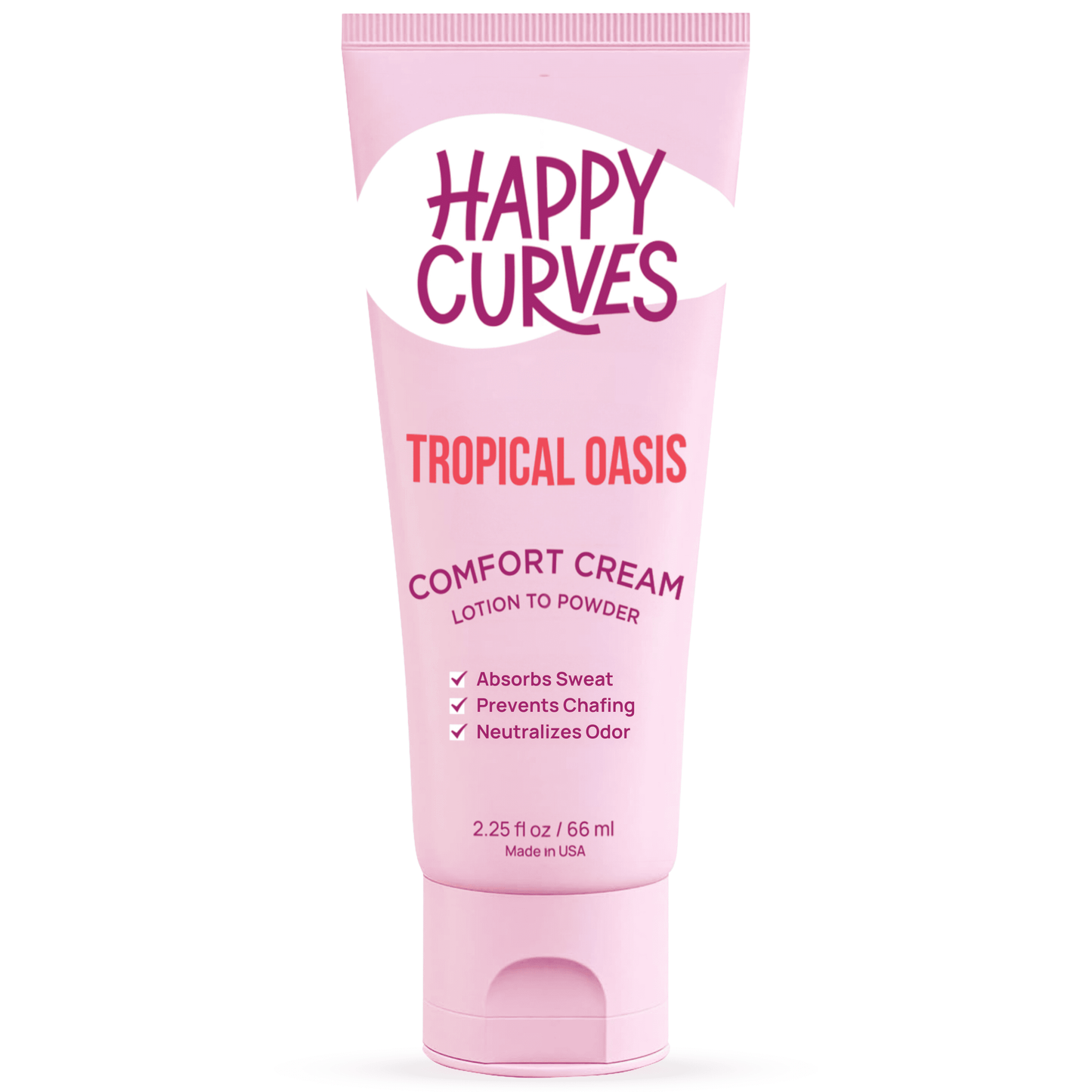 (3 Pack) Comfort Cream, Aluminum Free Whole Body Deodorant for Women, Tropical Oasis, 2.25 Oz