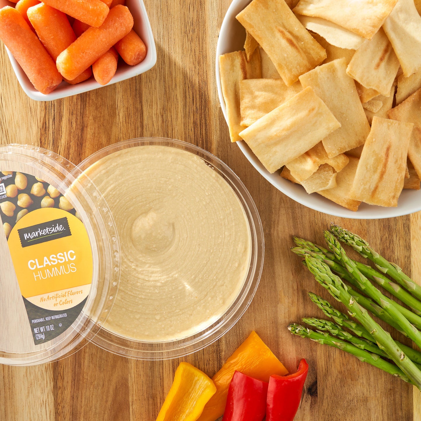 Gluten-Free Classic Hummus 10 Oz, Ready to Eat, Resealable Cup, 2 Tbsp. (28G) Servings