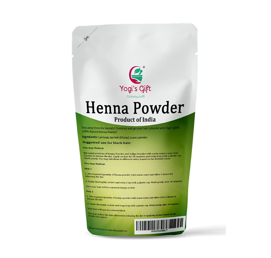 HENNA POWDER 8 Ounce | for Hair Color | Red/Orange Hair Coloring | Triple Sifted Henna | Lawsonia - Inermis,| No Chemicals | HENA POWDER