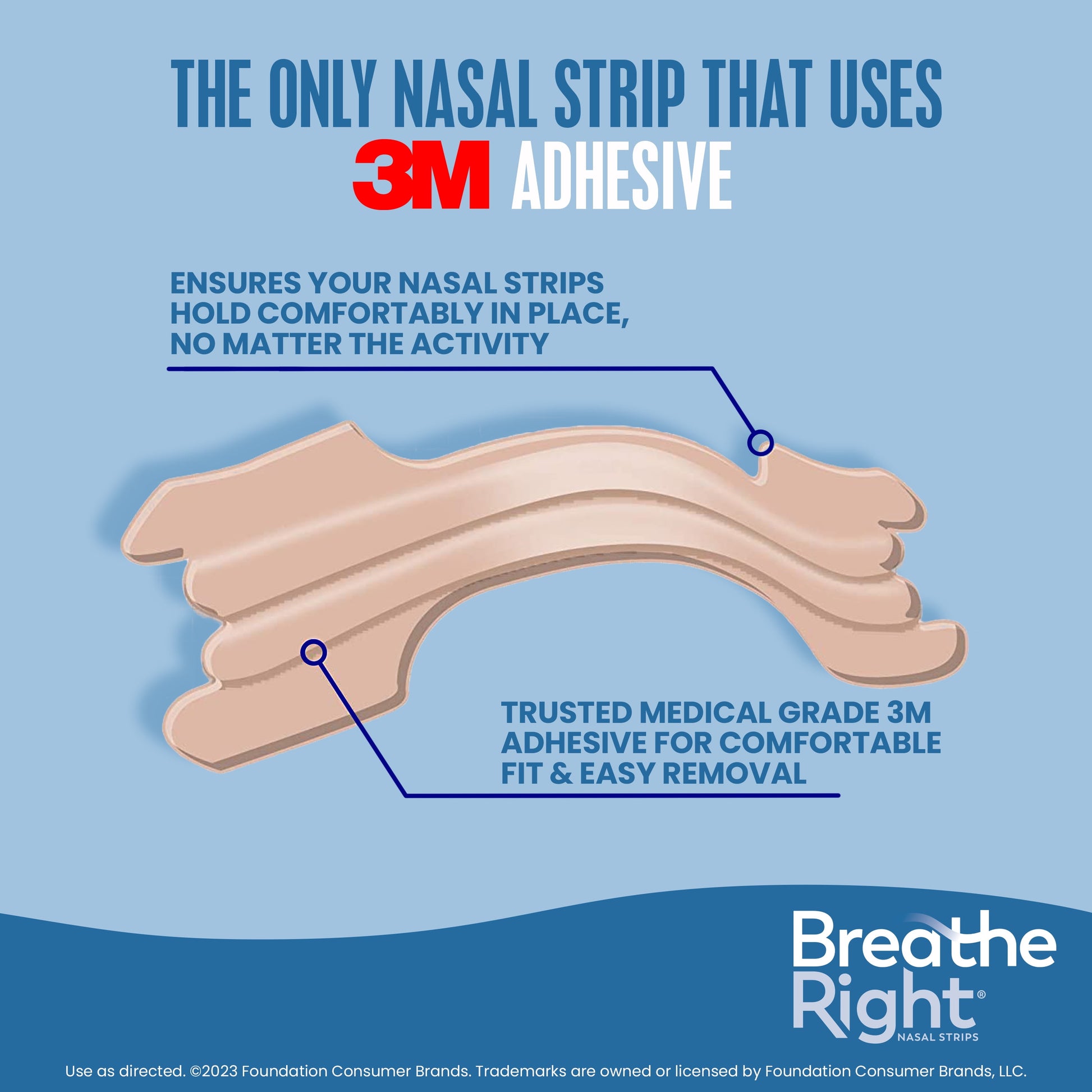 Original Nasal Strips, Tan Nasal Strips, Large, 30 Count