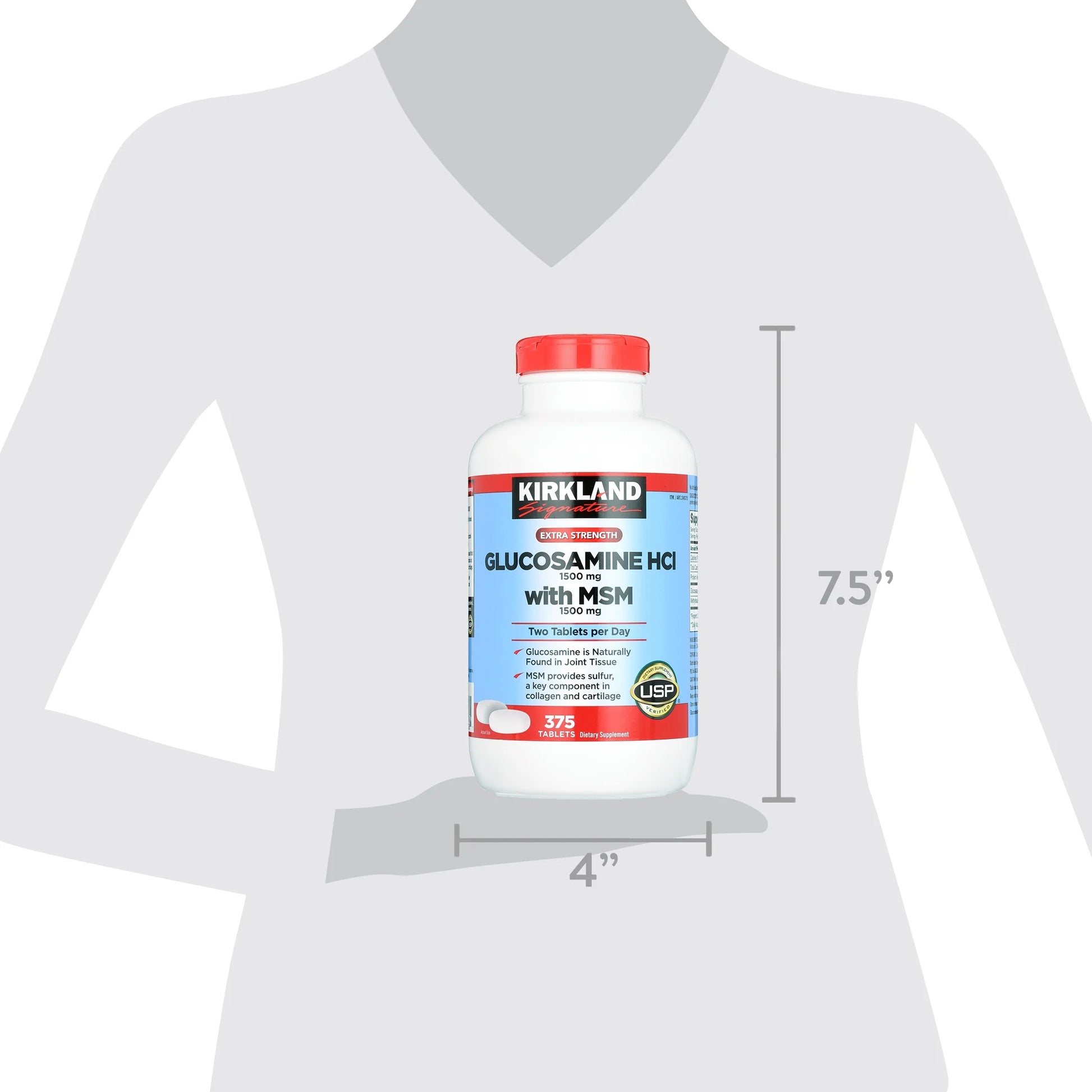 Glucosamine with MSM, 375 Tablets