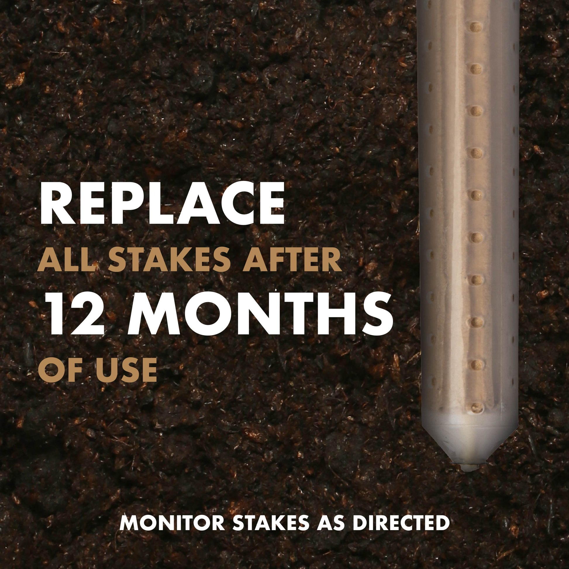 Terminate Termite Detection and Killing Stakes with Pop-Up Indicator, 15 Count