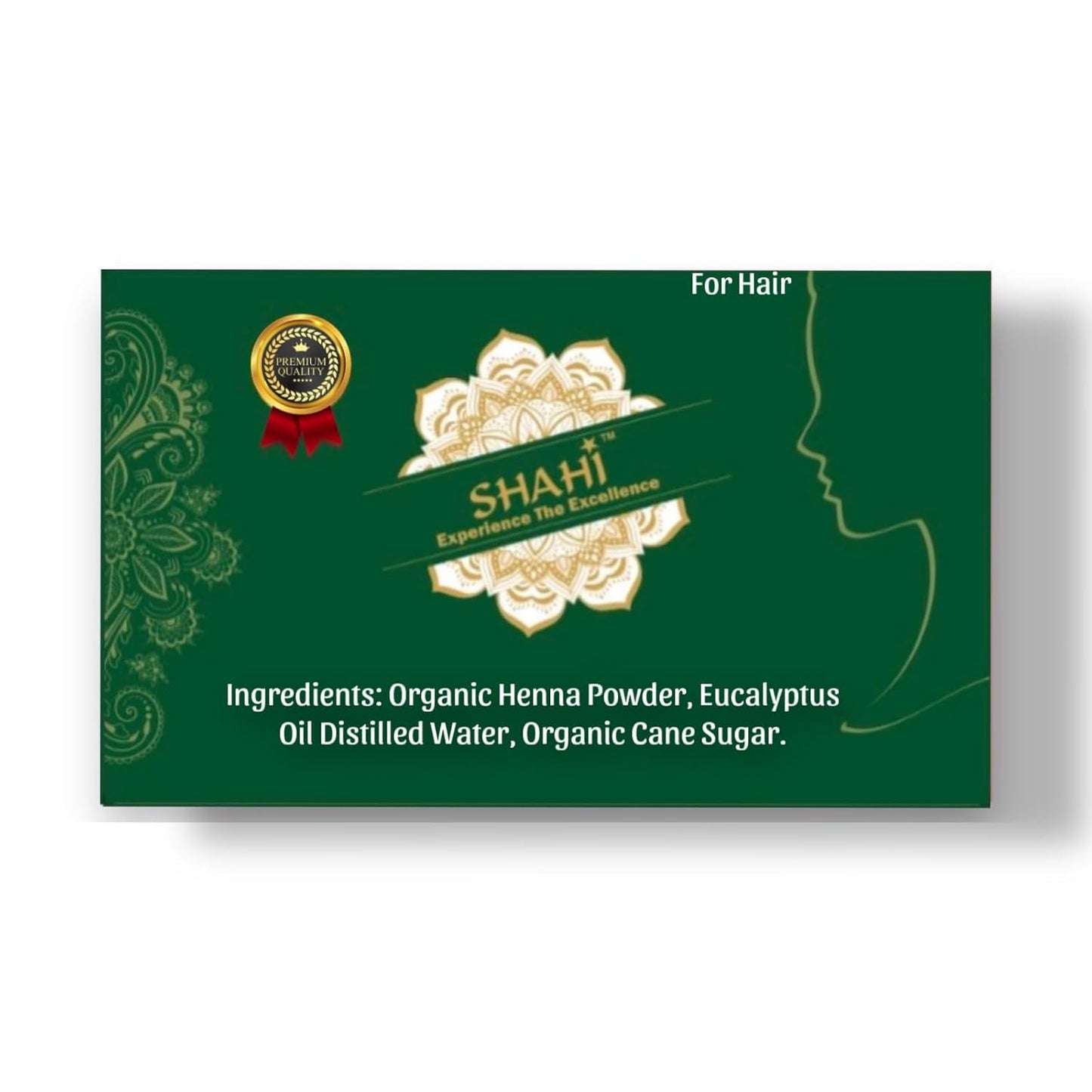 6 Pack Natural Ready to Use Henna Paste Hair Color Hair Dye Cones Reddish Brown Color