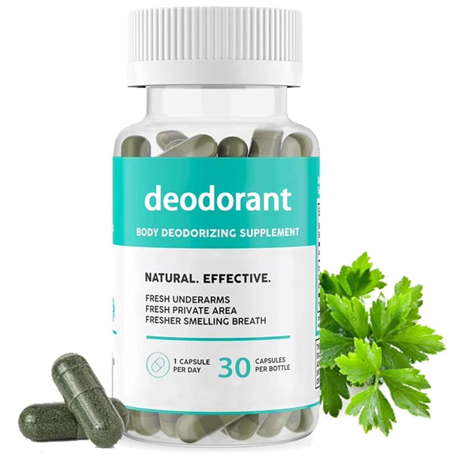 Body Deodorizing Supplement, Body Deodorant Supplement 30 Capsules