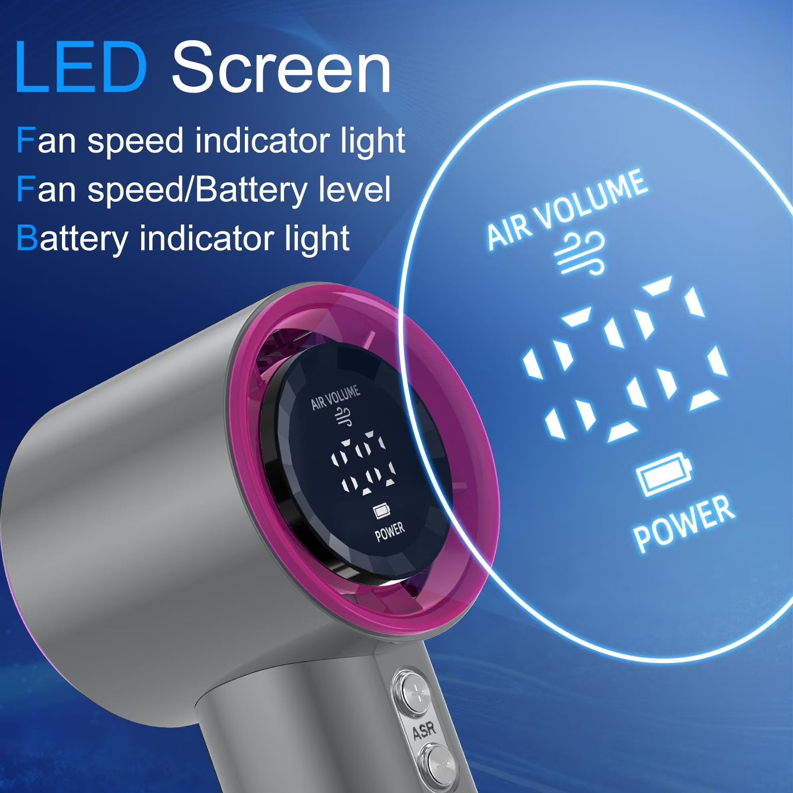 Portable Handheld Fan, Adjustable Speed, 3600 Mah Rechargeable, Turbo Personal Cooling, Travel & Outdoor