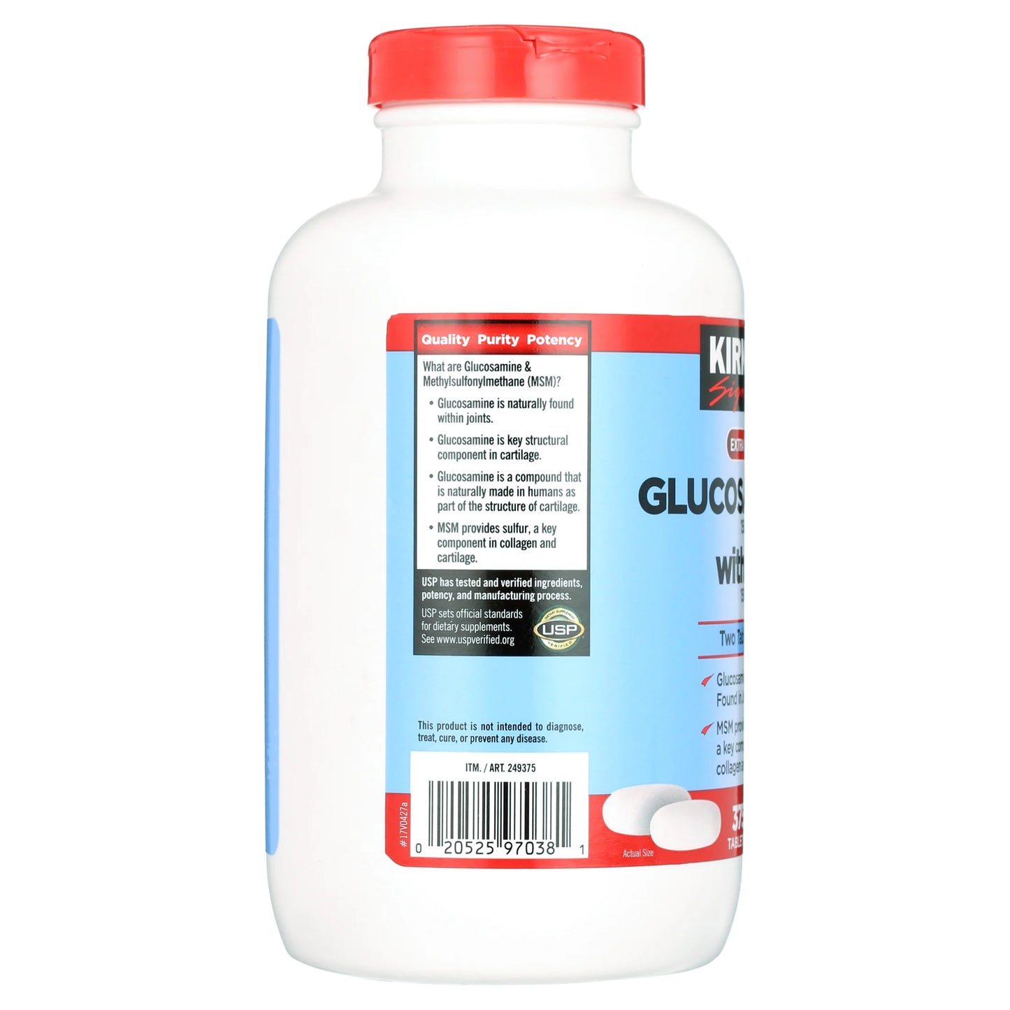 Glucosamine with MSM, 375 Tablets