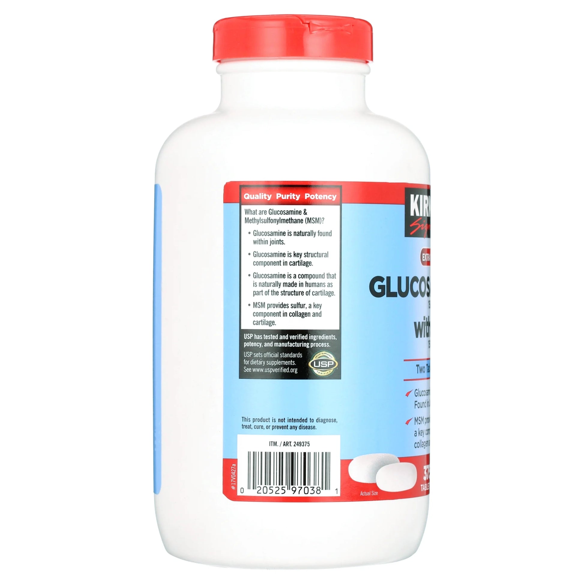 Glucosamine with MSM, 375 Tablets