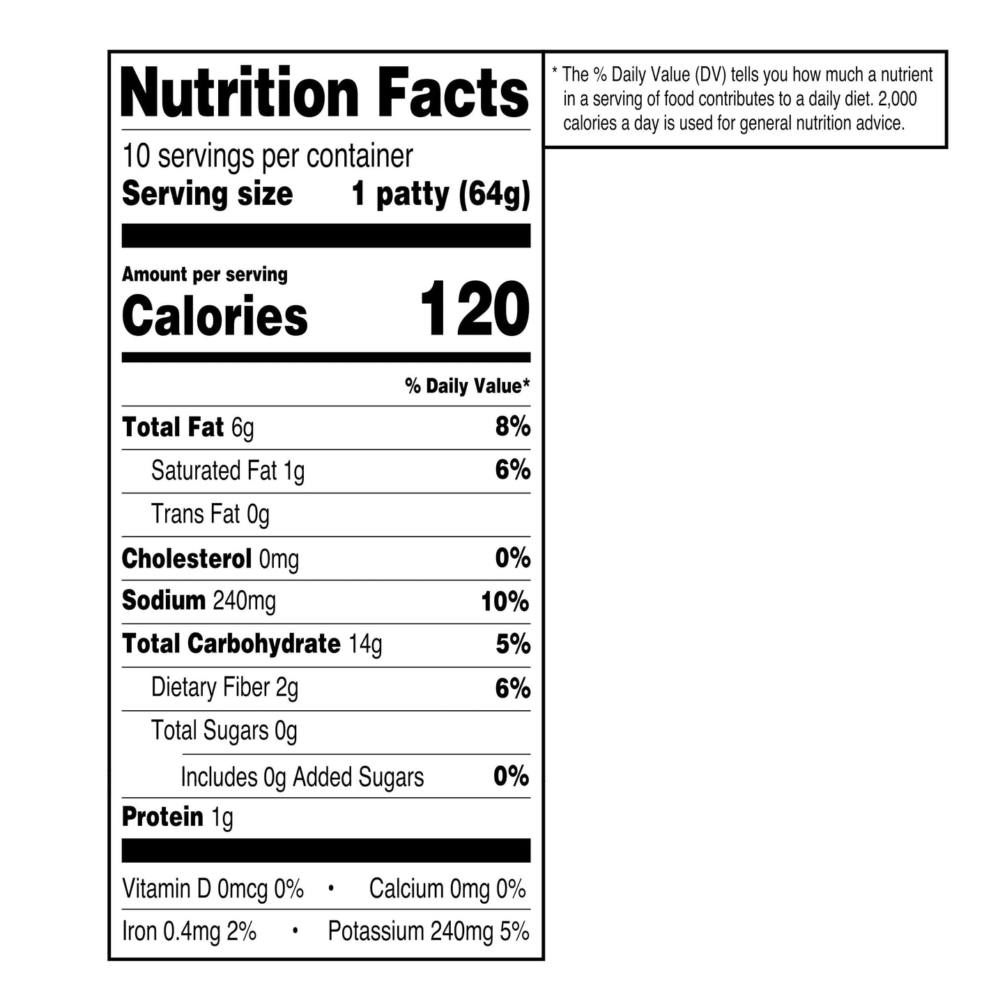 Hashbrown Patties, 22Oz