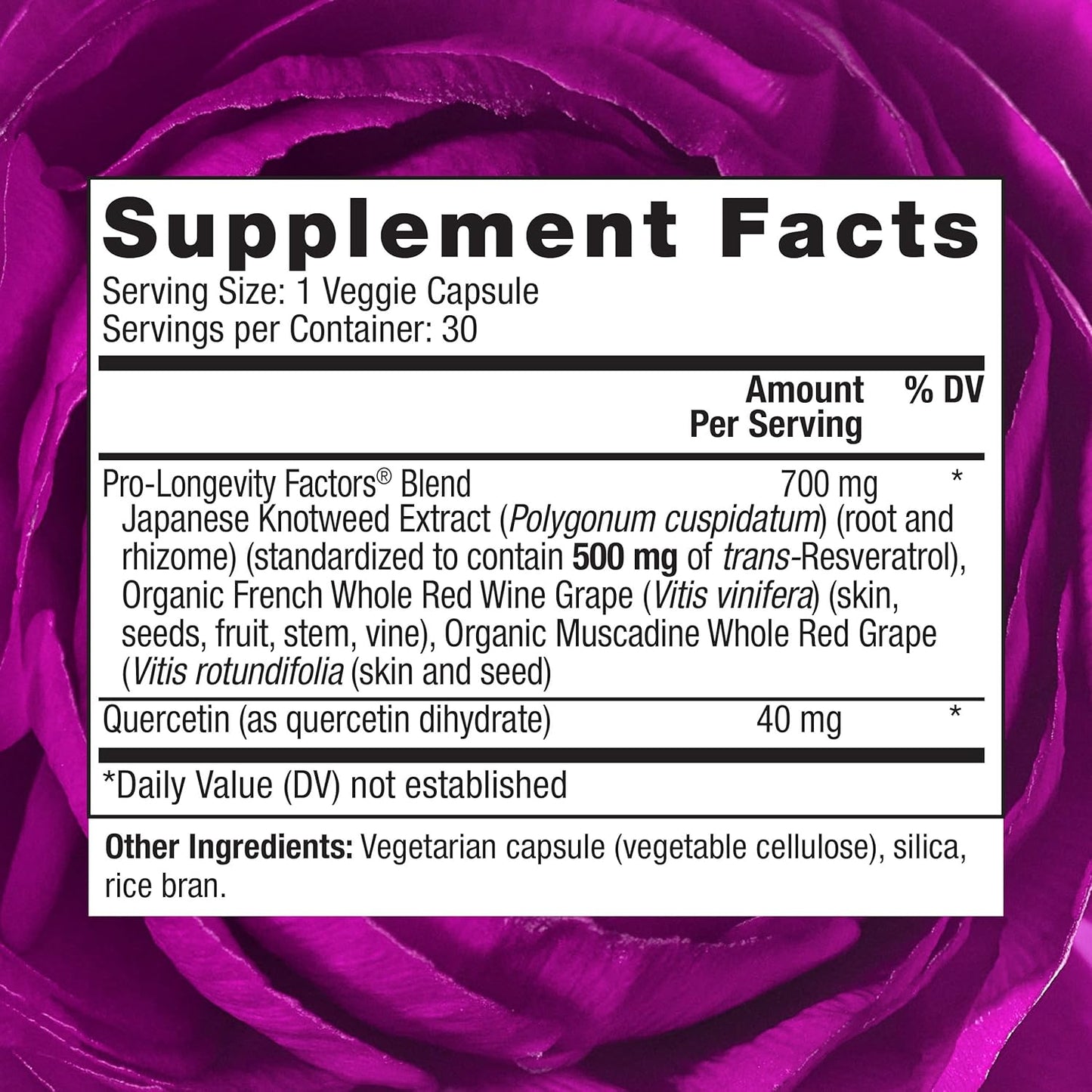 -  Beauty, Resveratrol 500 Mg, Antioxidant Supplement for Heart and Cellular Health, Supports Healthy Aging and Immune System, Paleo, Keto, 30 Capsules