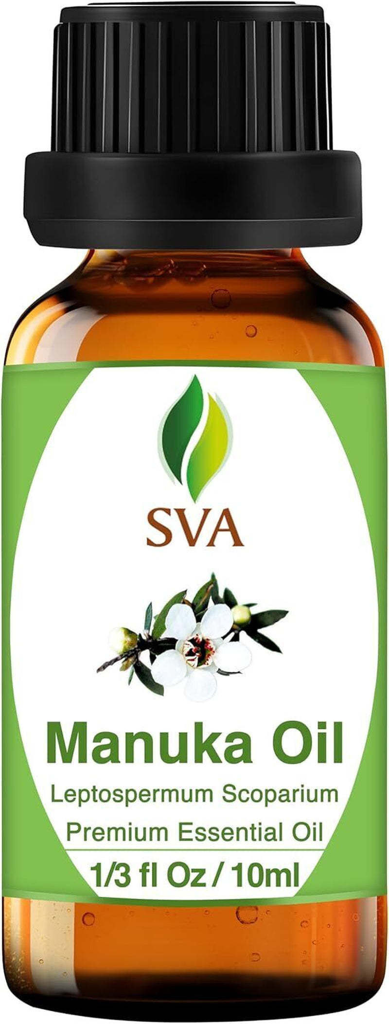 SVA Manuka Essential Oil – 1/3 Fl Oz – 100% Natural Manuka Oil - for Diffuser,