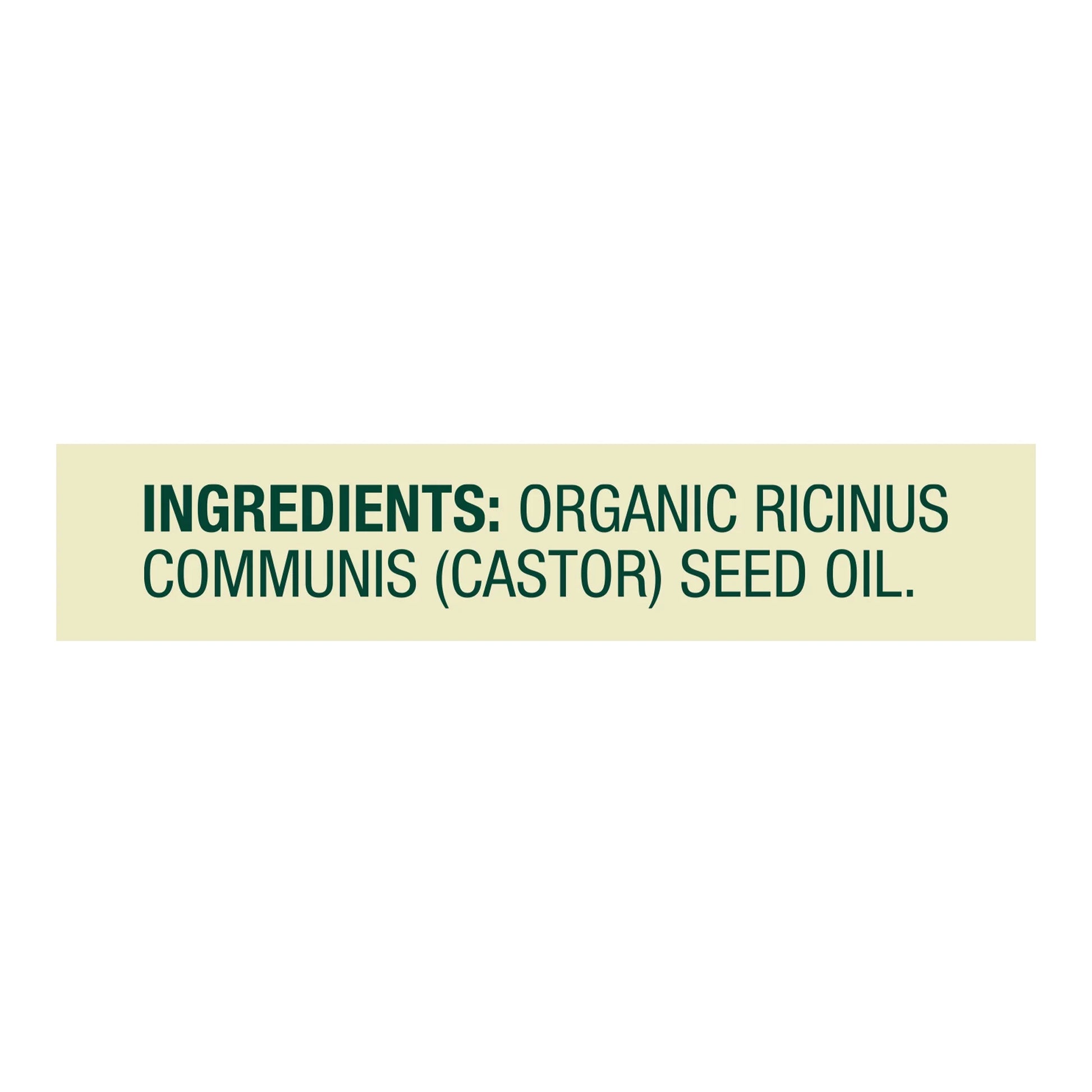 Cold-Pressed Castor Oil - Unrefined & Hexane-Free, Organic for Hair & Skin, 8 Fl Oz