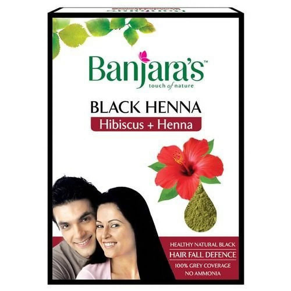 Black Henna Hibiscus + Henna - Healthy Natural Black - 50G