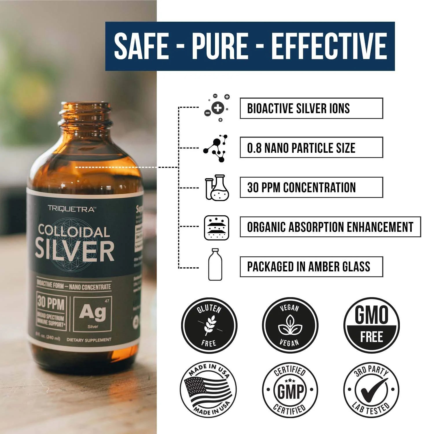 Colloidal Silver Liquid Supplement