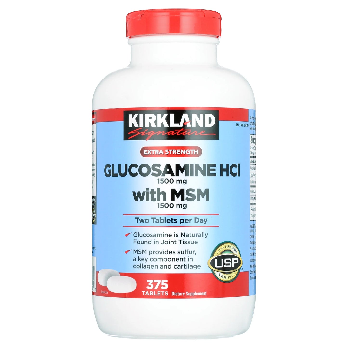 Glucosamine with MSM, 375 Tablets