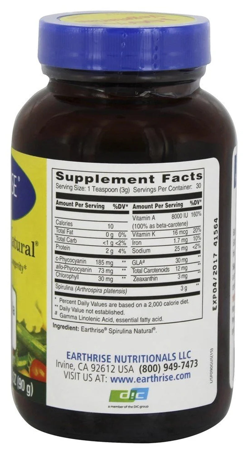 - Spirulina Powder - 3.2 Oz.