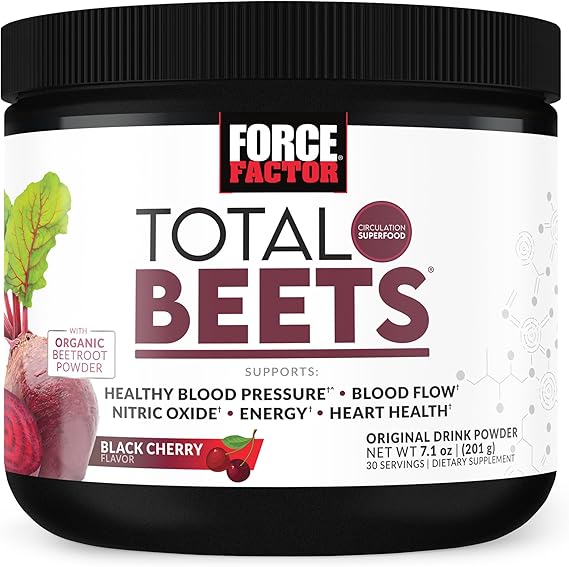 Force Factor Total Beets Organic Beetroot Powder, 30 Servings